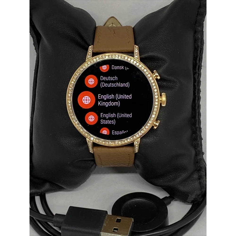 Fossil Gen 4 Authentic Digital Dial Smart Watch Custom Band FTW6015 CO128